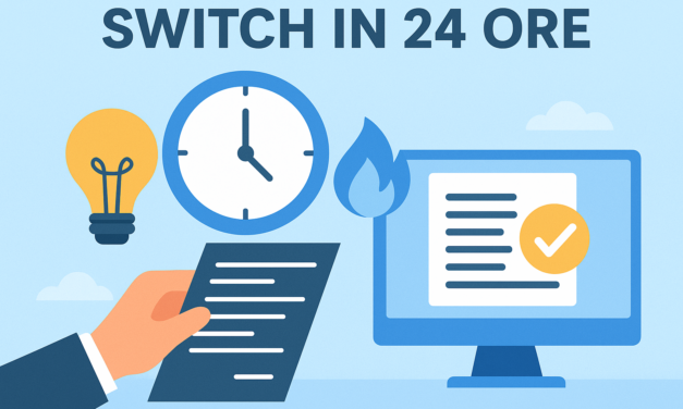 Switch energia in 24 ore: cosa cambia davvero per chi vende e per chi acquista